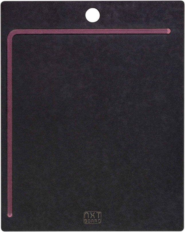 NXT Board Schneidebrett schwarz/pink mit Saftrille
