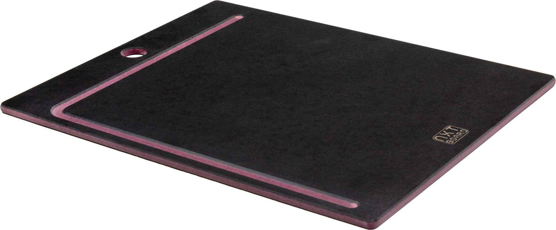 NXT Board Schneidebrett schwarz/pink mit Saftrille