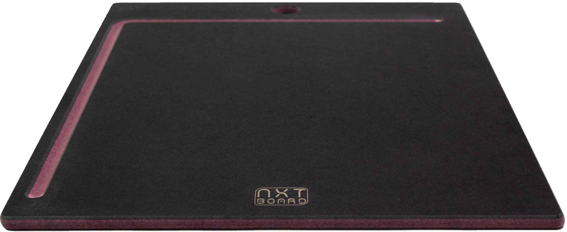 NXT Board Schneidebrett schwarz/pink mit Saftrille