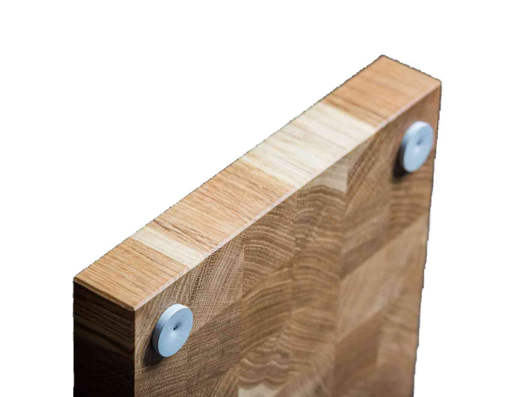 NXT Board Schneidebrett Eiche Stirnholz 38 x 25,5 x 4,5 cm