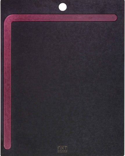 NXT Board Schneidebrett schwarz/pink mit Saftrille