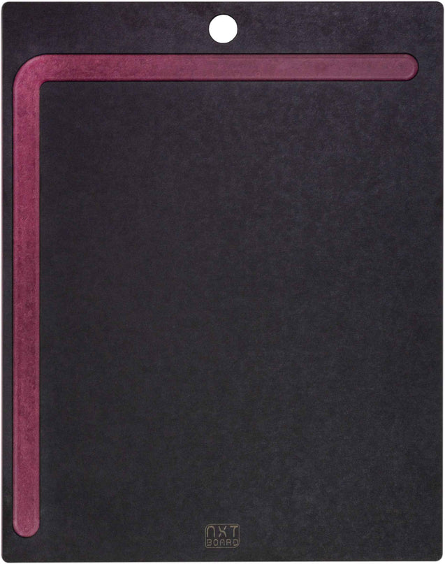 NXT Board Schneidebrett schwarz/pink mit Saftrille
