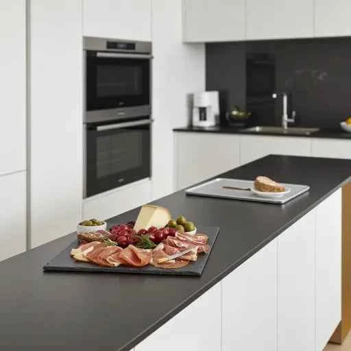 Schneidebrett Richlite schwarz ohne Saftrille