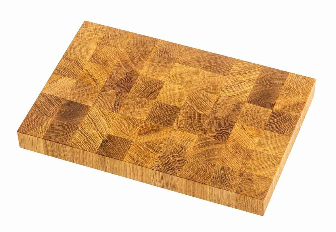 NXT Board Schneidebrett Eiche Stirnholz 38 x 25,5 x 4,5 cm