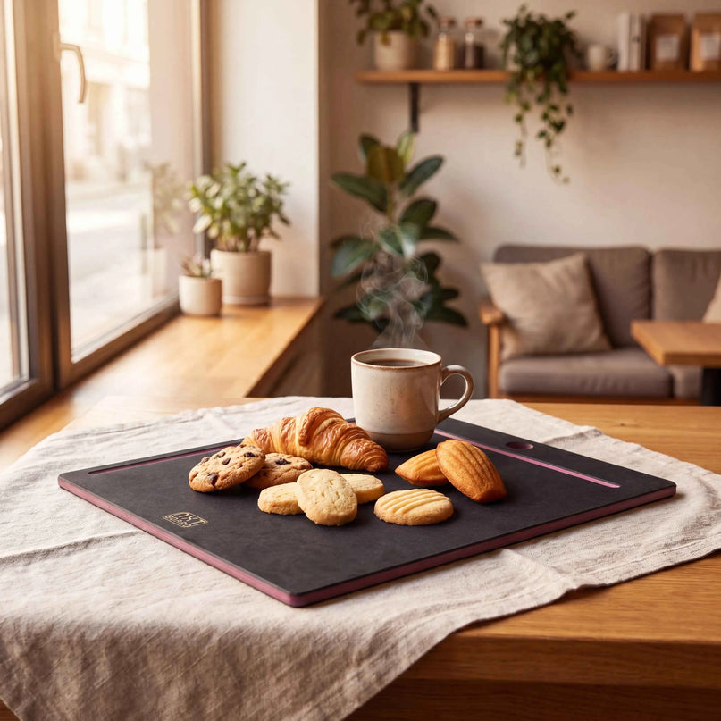 NXT Board Schneidebrett schwarz/pink ohne Saftrille